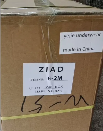 flexible packing arrangements for bulk and mixed underwear shipments
