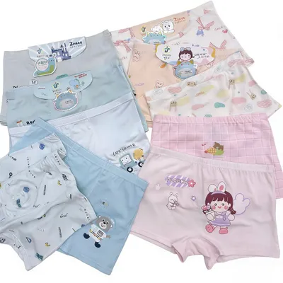 kids underwear manufacturing with cartoon prints for boys and girls