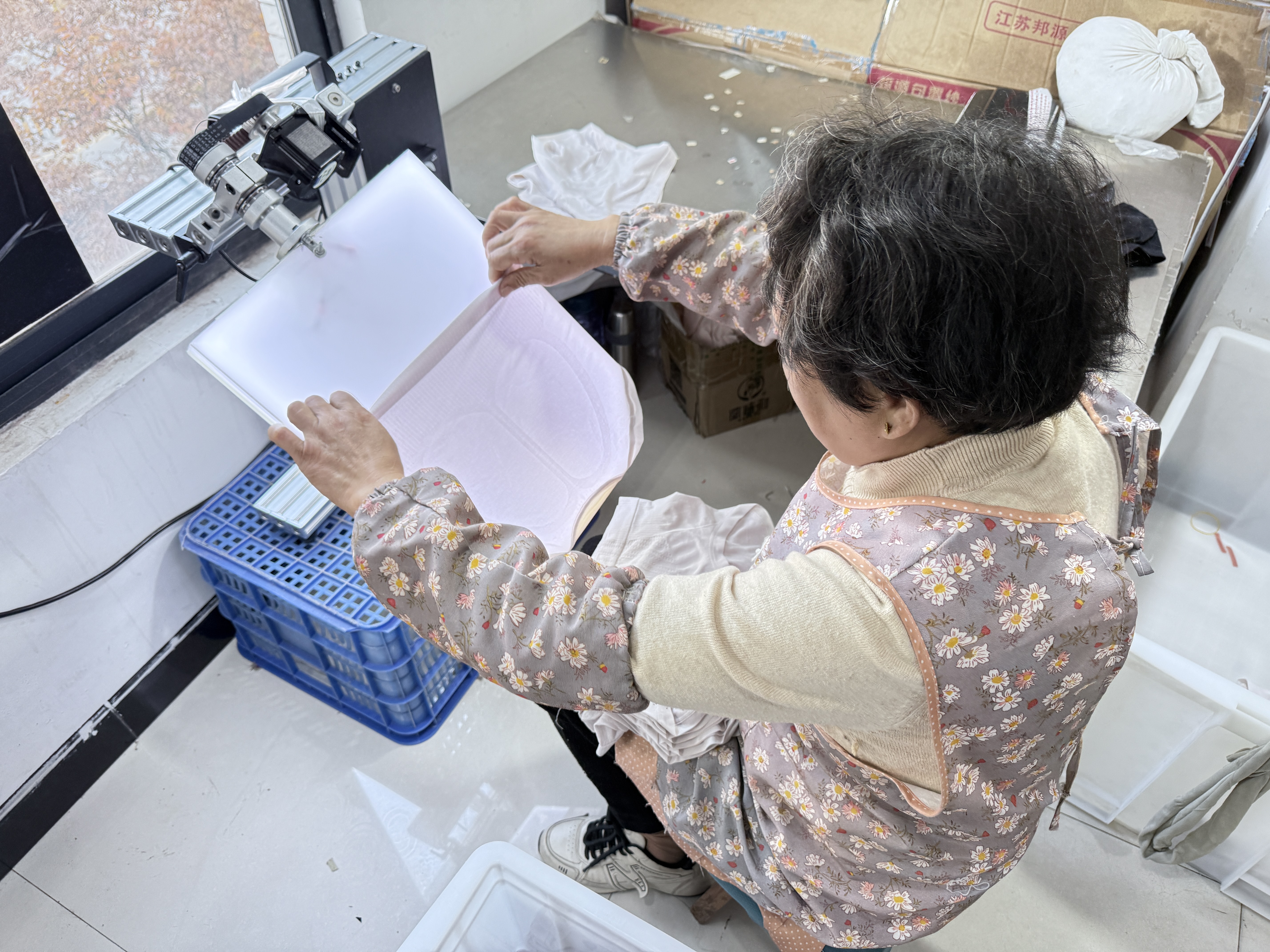 Quality control process in OEM underwear manufacturing at Yejie factory